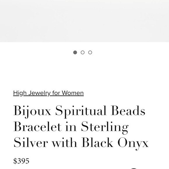 David Yurman Bijoux Spiritual Beads Bracelet in Sterling Silver with Black Onyx - Picture 7 of 9